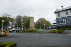 Clock tower and Memorial Town Centre